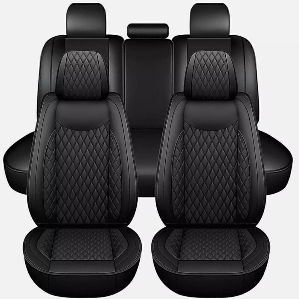 For Dodge Ram 1500 2009-2023 2500 3500 Pickup PU Car Seat Cover Full Set Cushion