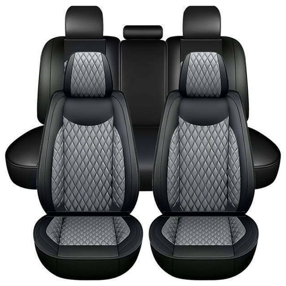 For Dodge Ram 1500 2009-2023 2500 3500 Pickup PU Car Seat Cover Full Set Cushion